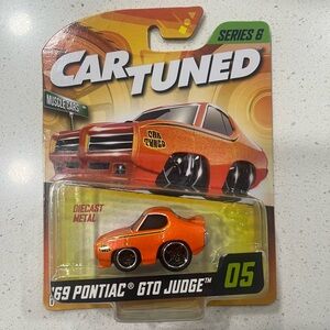 '69 Pontiac GTO Judge Toy Car - Bright Orange
